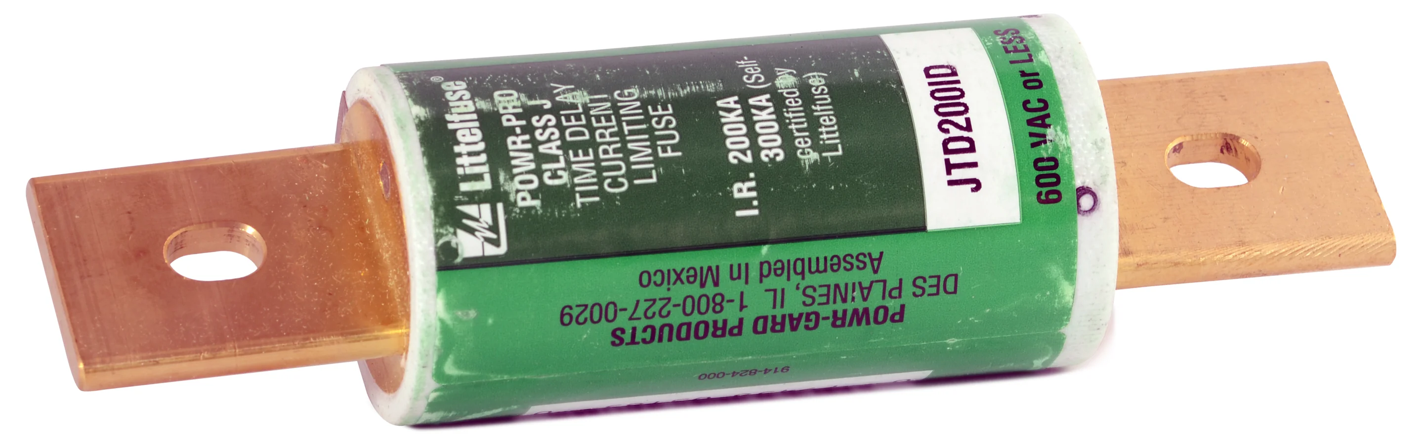 Time Delay Fuse, 200 A, 600V, Class J