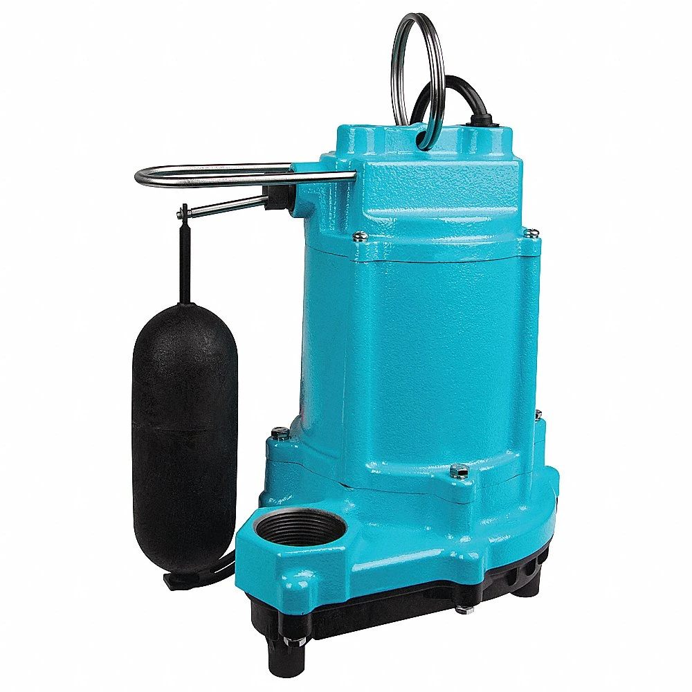 LITTLE GIANT PUMPS 506807 Submersible Pump, 1/3 Hp, 115V, Cord 10 Feet Length, Polypropylene | BP7VWY 6EC-CIA-SFS