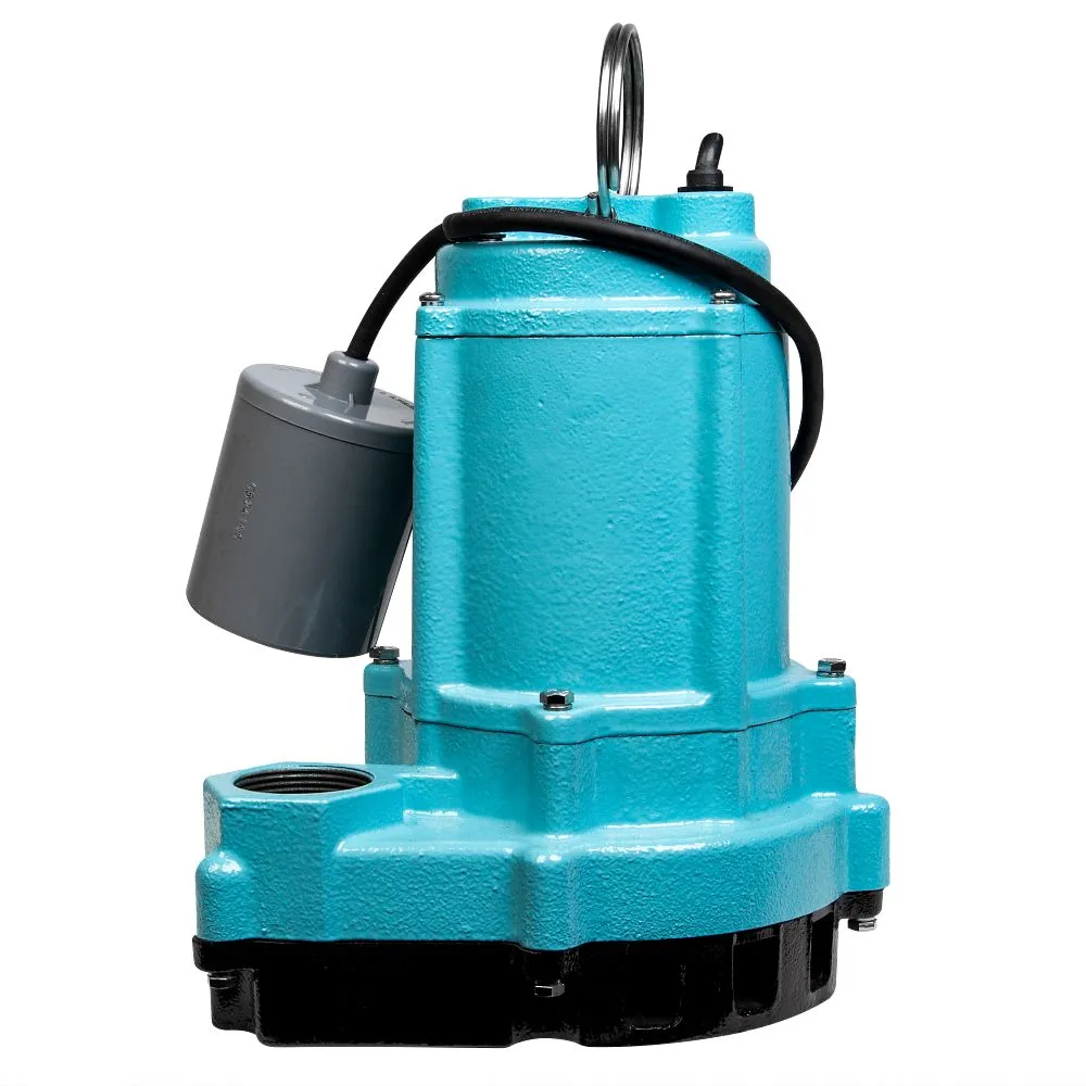 Effluent Pump, 4/10 Hp, 115 V, Piggyback Float Switch