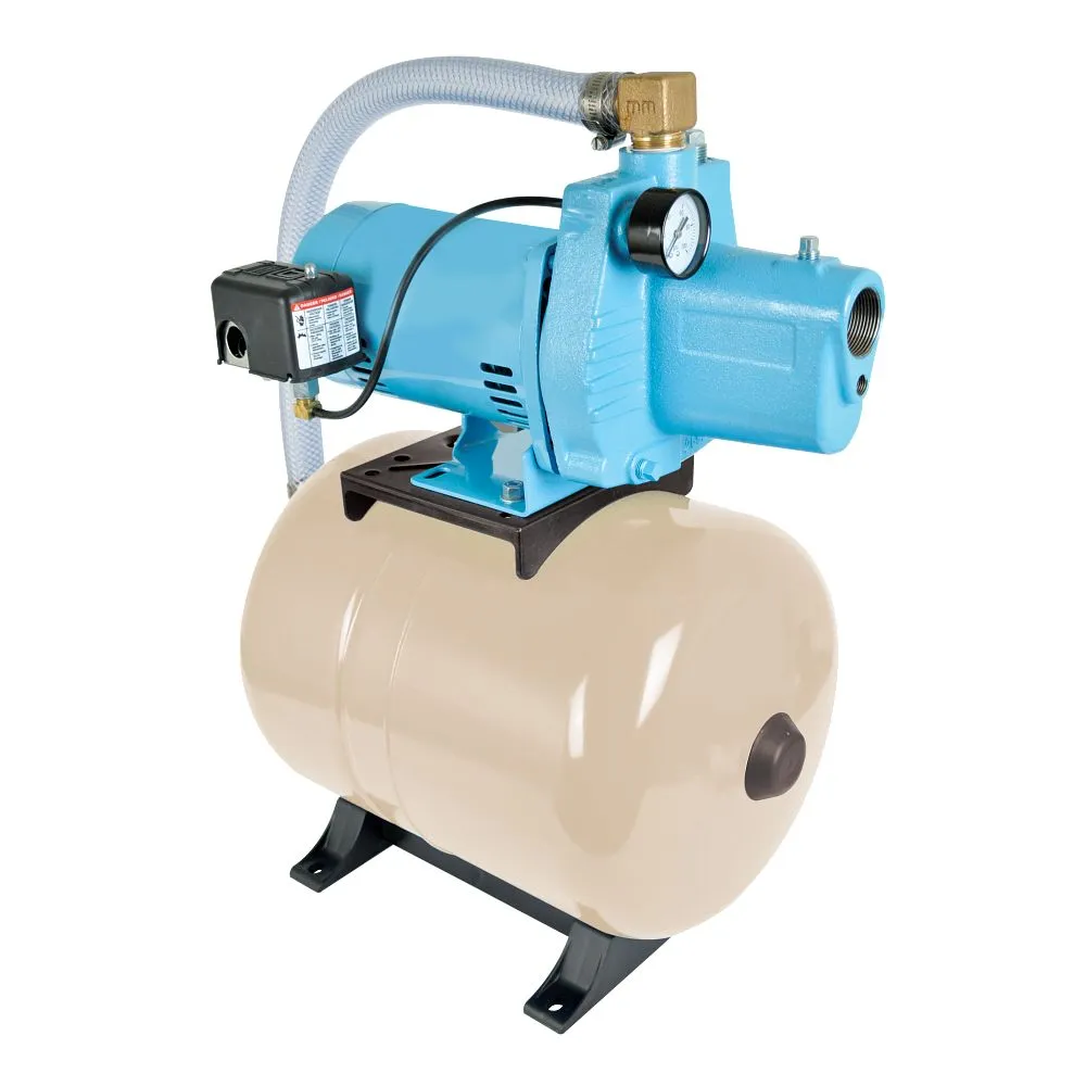 Shallow Well Jet Pump And T14H Tank, 1/2HP, 115/230 V