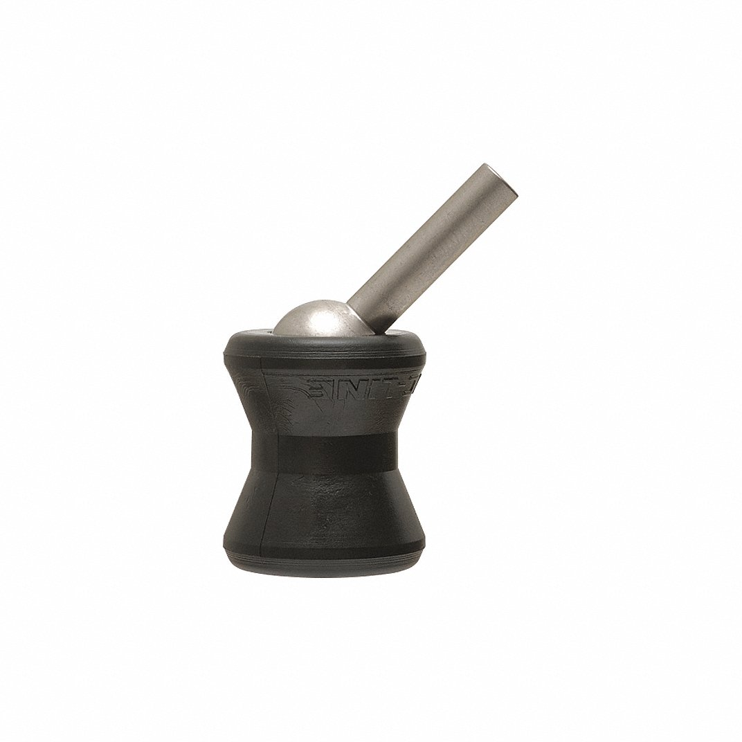 LOC-LINE 49480-BLK Round Nozzle, 1/4 Inch Hose Inside Dia, 0.062 Inch Hole Dia, 1/4 Inch Size Thread Size | CR9QWU 403R92