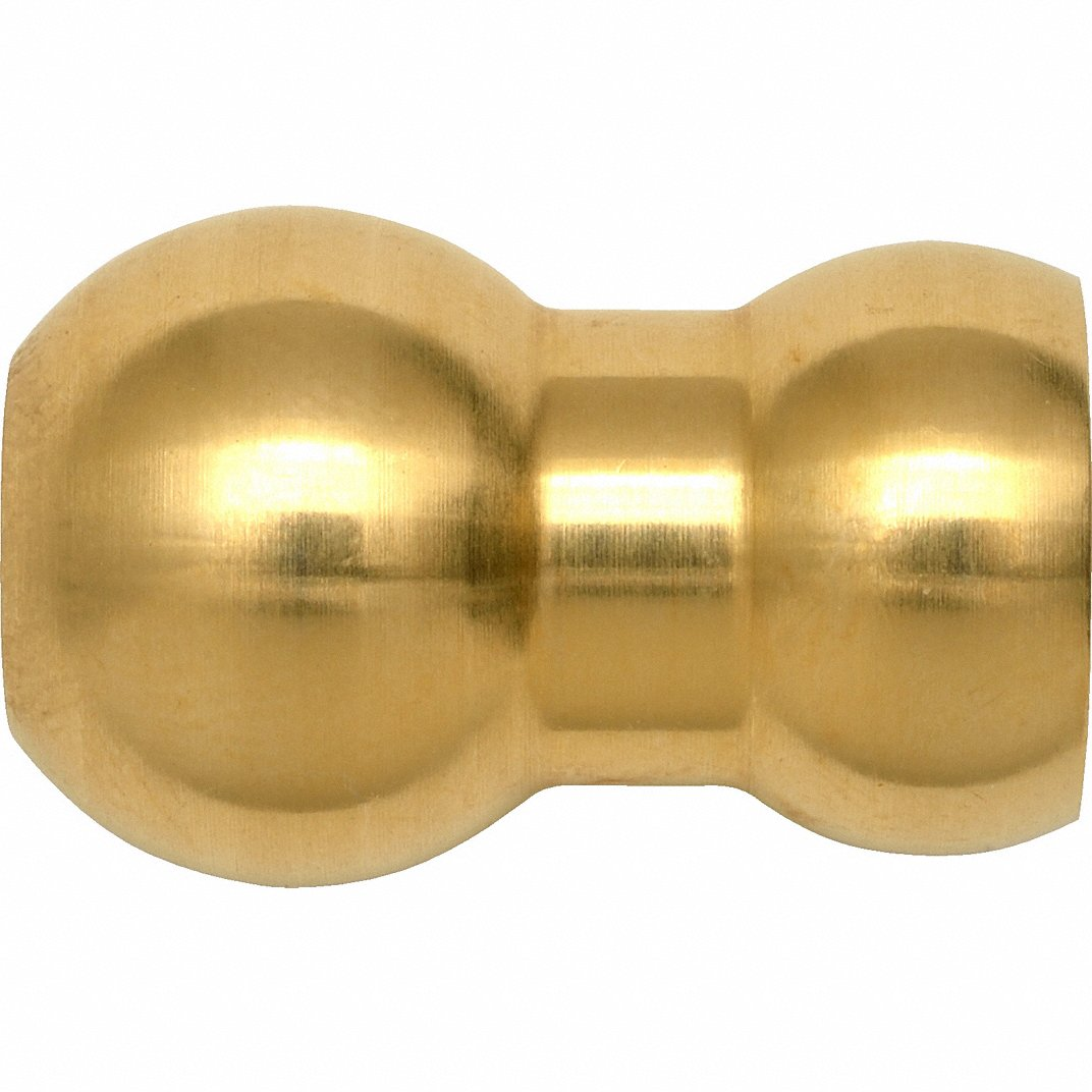 LOC-LINE 49743 Spherical Coolant Port Adapter, 1/4 Inch Hose Inside Dia, 0.25 Inch Hole Dia | CR9QWL 467K76