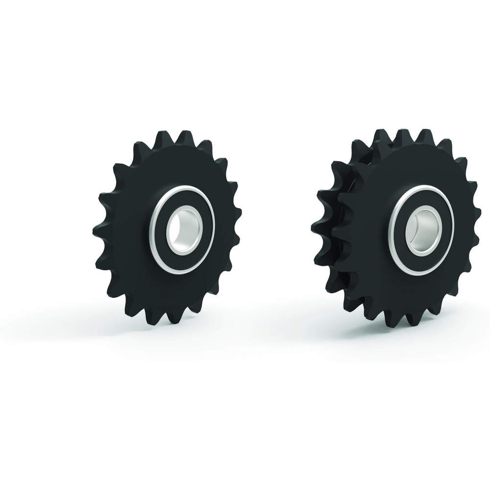 Idler Sprocket, Pitch 0.625 In, Bore 0.5 In, Steel