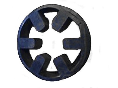 Spider, Snap Wrap, Black, Elastomeric Insert, SOX (NBR) Rubber, 1728 in-lbs Torque