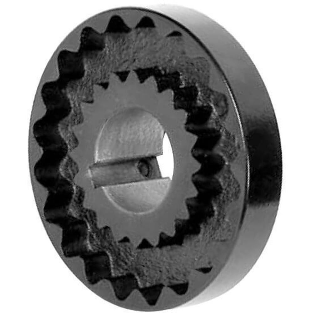 Shaft Coupling, Bore 0.5 Inch, Zinc