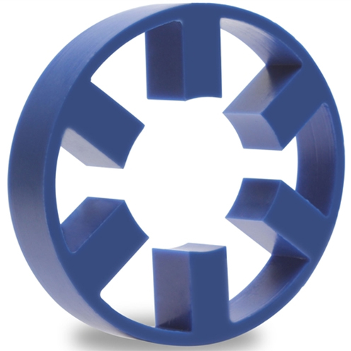 Spider, Snap Wrap, Blue, Elastomeric Insert, Urethane, 3510 in-lbs Torque