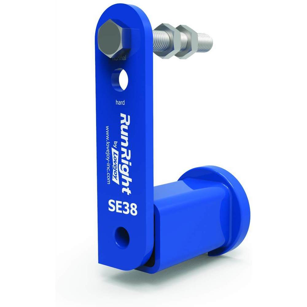 Manual Tensioner, Single Adjusting Arm, Diameter 7/16 In, Powder Metal, Blue