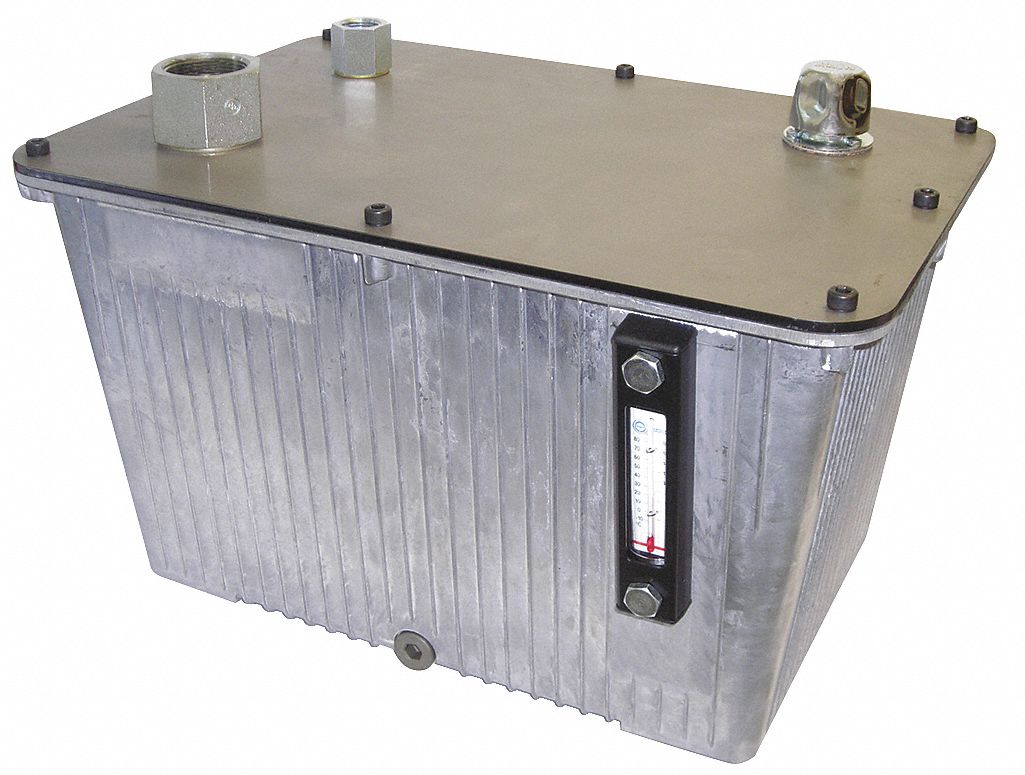 Hydraulic Reservoir, 4-1/2 Gal Capacity, Aluminium, 249mm Length, 369mm Height