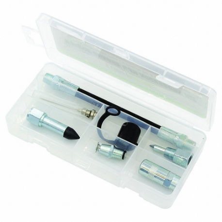 Grease Gun Fitting Kit, 1/8 Inch FNPT
