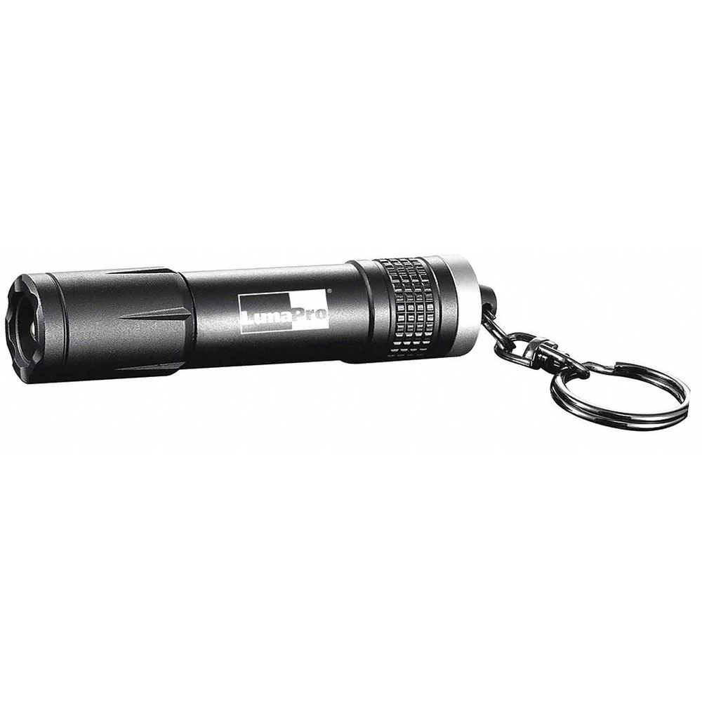 LED Keychain Flashlight, Aluminium, Maximum Lumens Output 20, Black