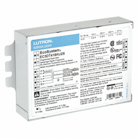 LUTRON EC3DT418KU2S