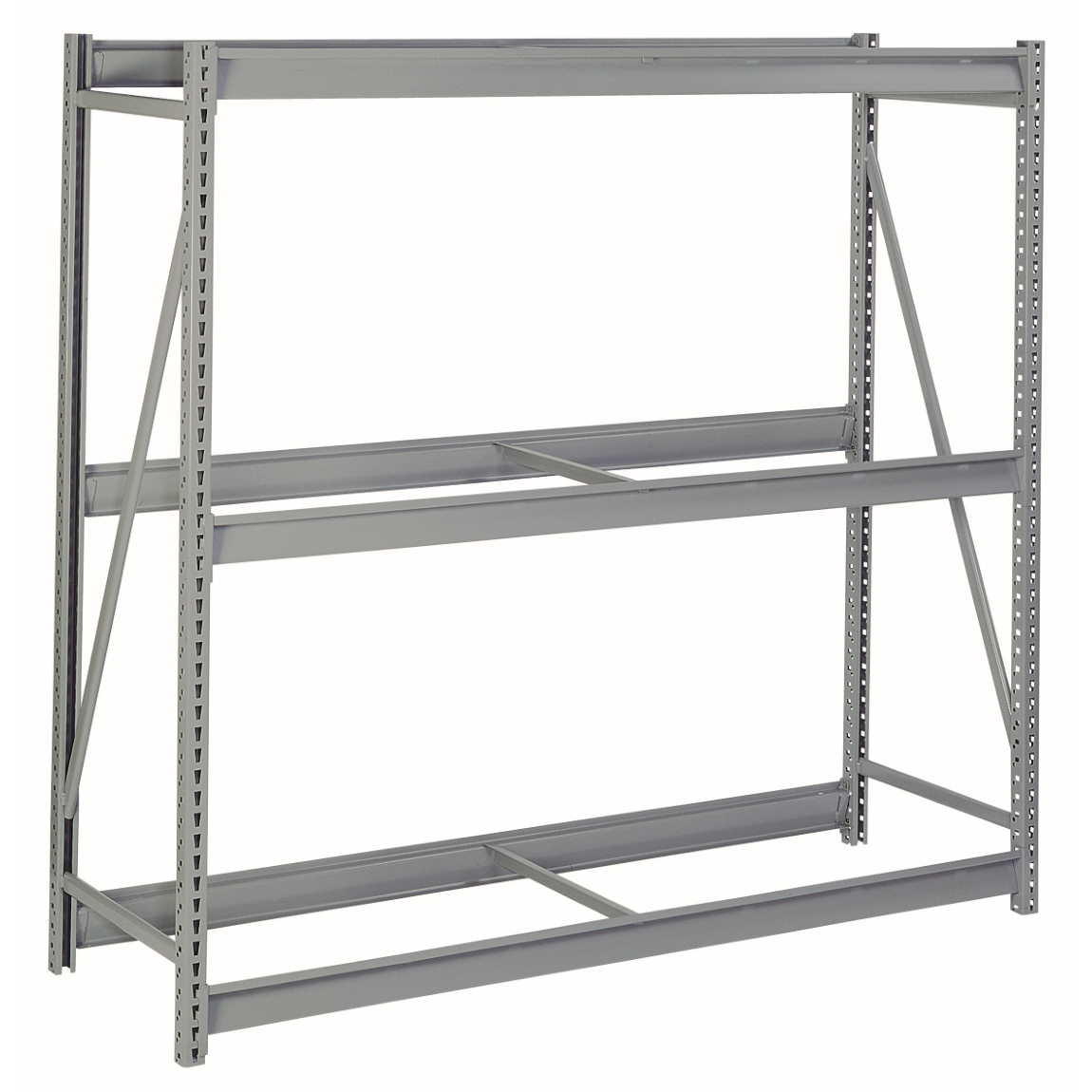 LYON DD67503S Bulk Storage Rack, Starter, 3 Level, Size 96 x 36 x 60 Inch, Steel, Gray | CE7ZXW