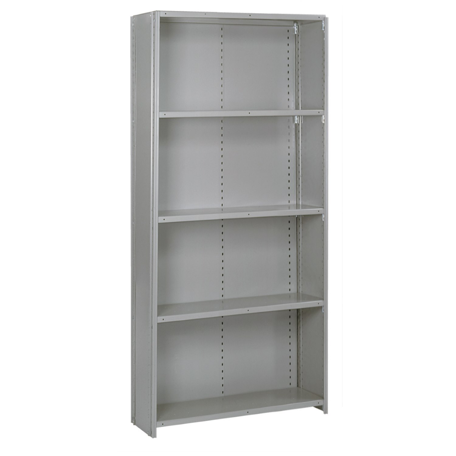LYON DD8039SH Starter Shelving, Close, 5 Shelf, Capacity 900 Lbs, 36 x 24 x 84 Inch, Steel | CE8ABG