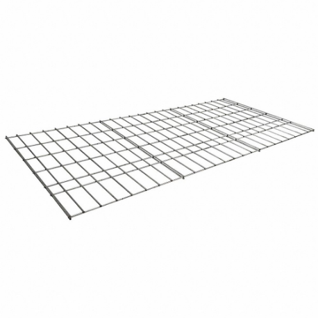 Use With Bulk Storage Rack, 36 Inch x 36 Inch, 5 ga Decking, Steel, 300 lb Load Capacity