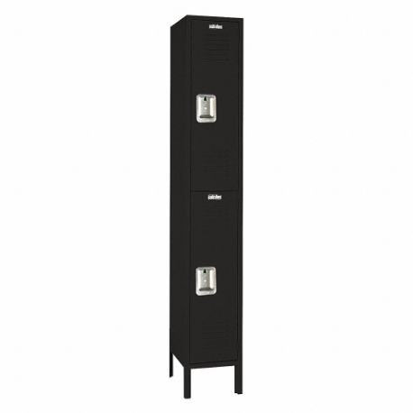 LYON KKC5202I Wardrobe Locker, 12 Inch x 12 Inch x 78 Inch, Louvered, 2 Tiers, 1 Units Wide | CR9ZAQ 55XY86