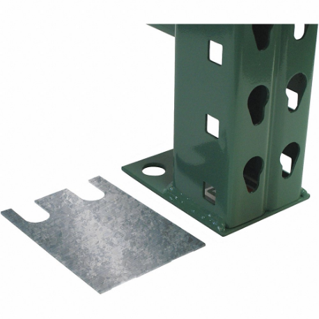 Shim Plate, 144 x 36 x 144 Inch Size, Steel, Zinc-Plated, Gray