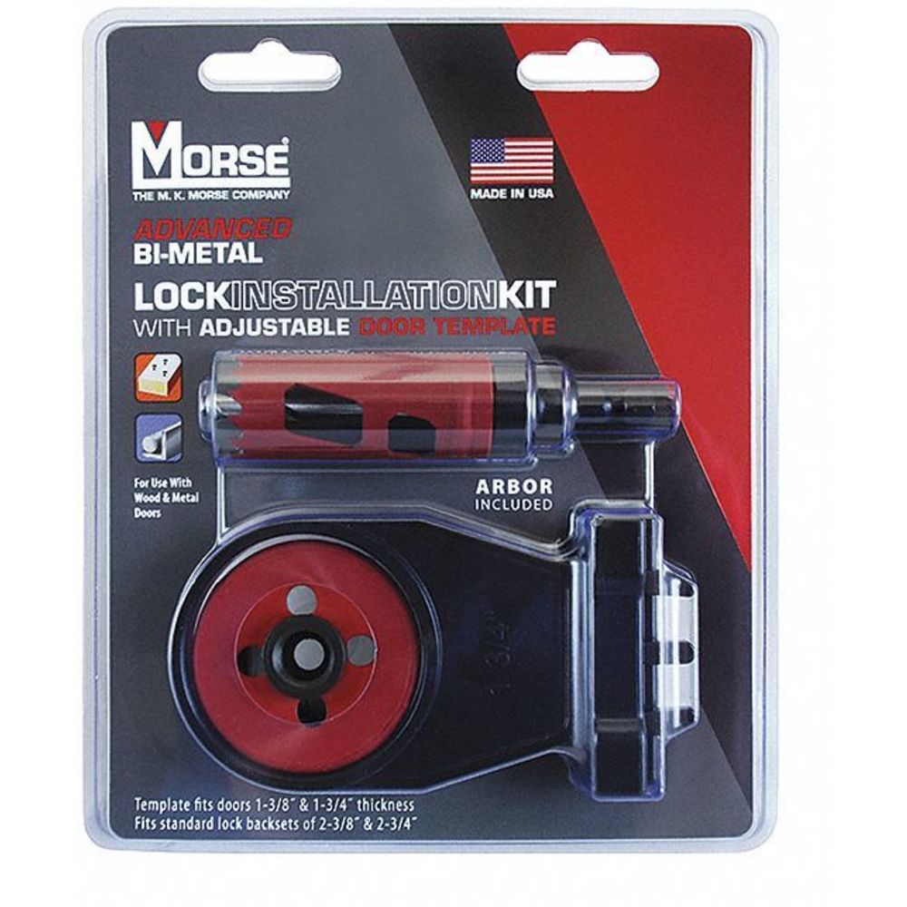 M. K. MORSE MHSALKIT1 Hole Saw Kit, 5-Piece, For Metal, Range of Saw Sizes 1 Inch to 2-1/8 Inch | CD3LKU 53WP36