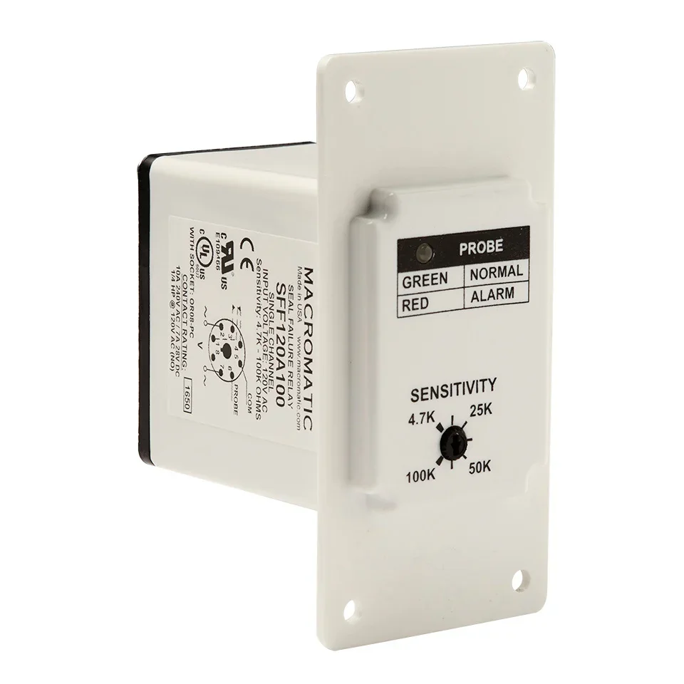 MACROMATIC SFF240A250 Pump Seal Failure Relay, 240VAC, 10A | CD6XPE