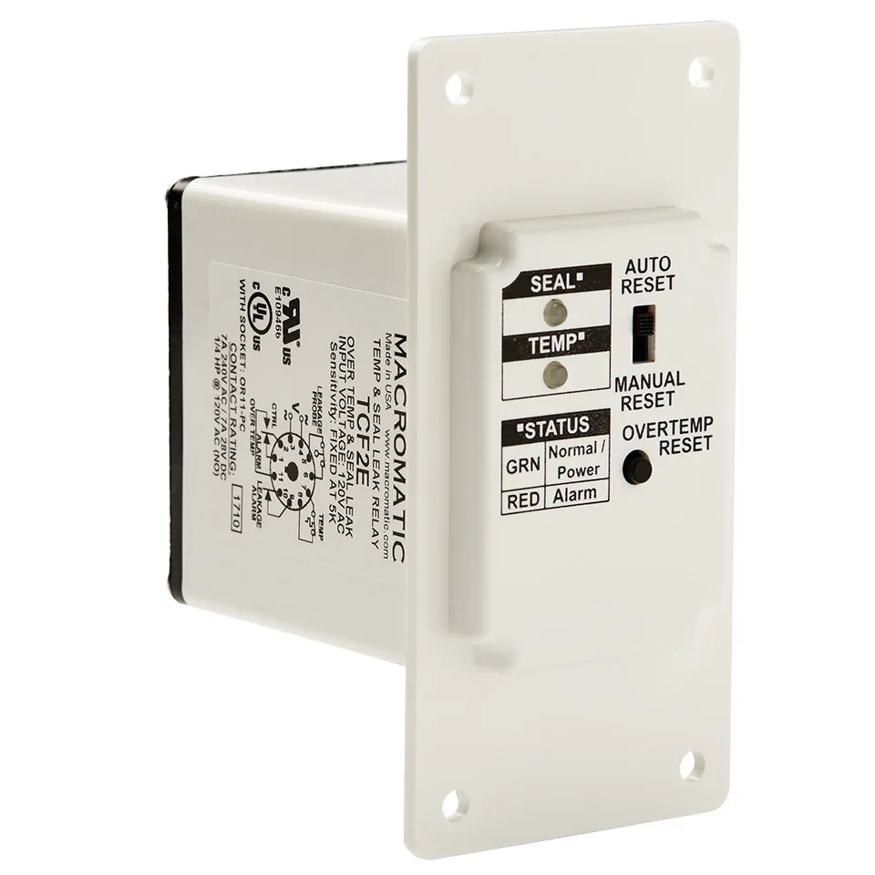 MACROMATIC TCF1E Pump Seal Failure Relay, 240VAC, 7A SPDT | CD4YJU