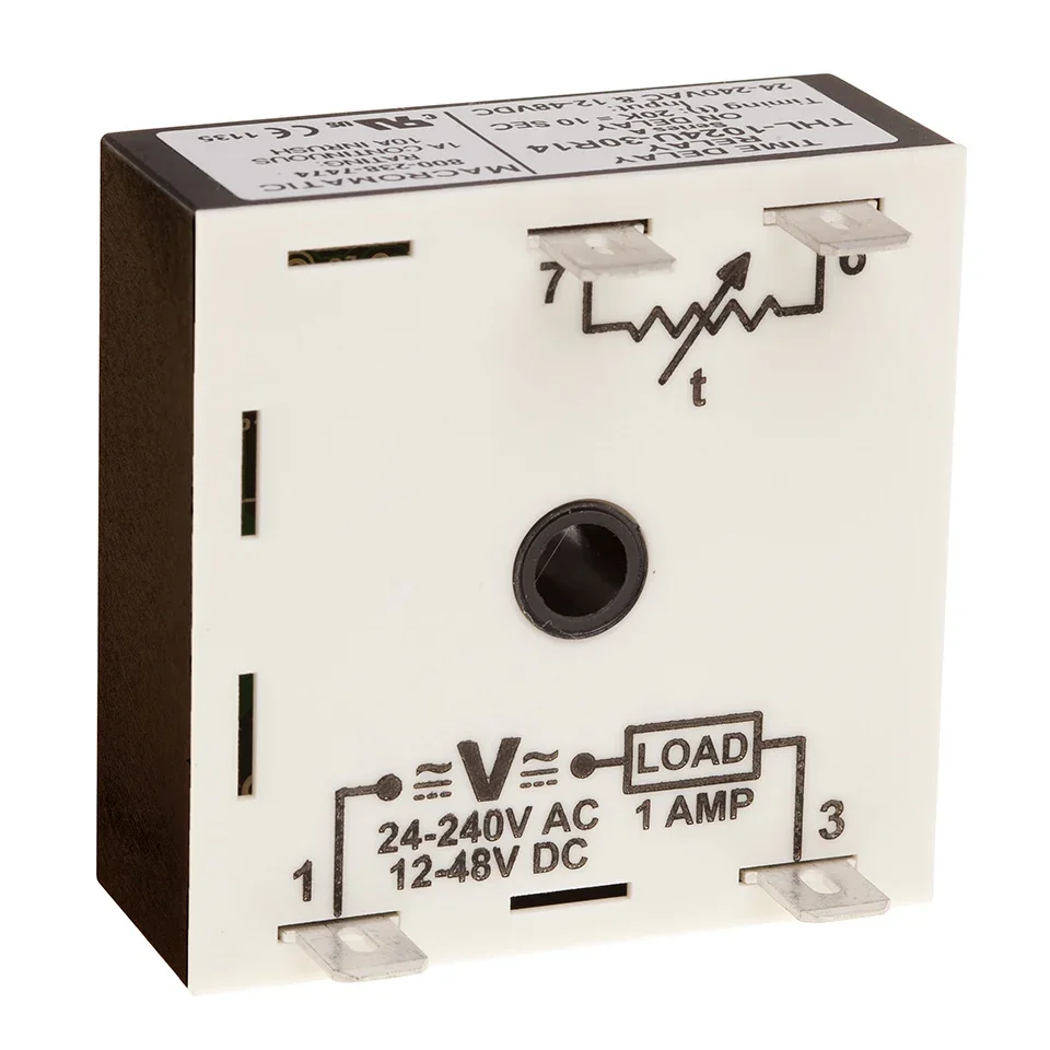 MACROMATIC THL-1024U-04 Time Delay Relay, 24-240VAC, 1A Normally Open | CD4ZGL