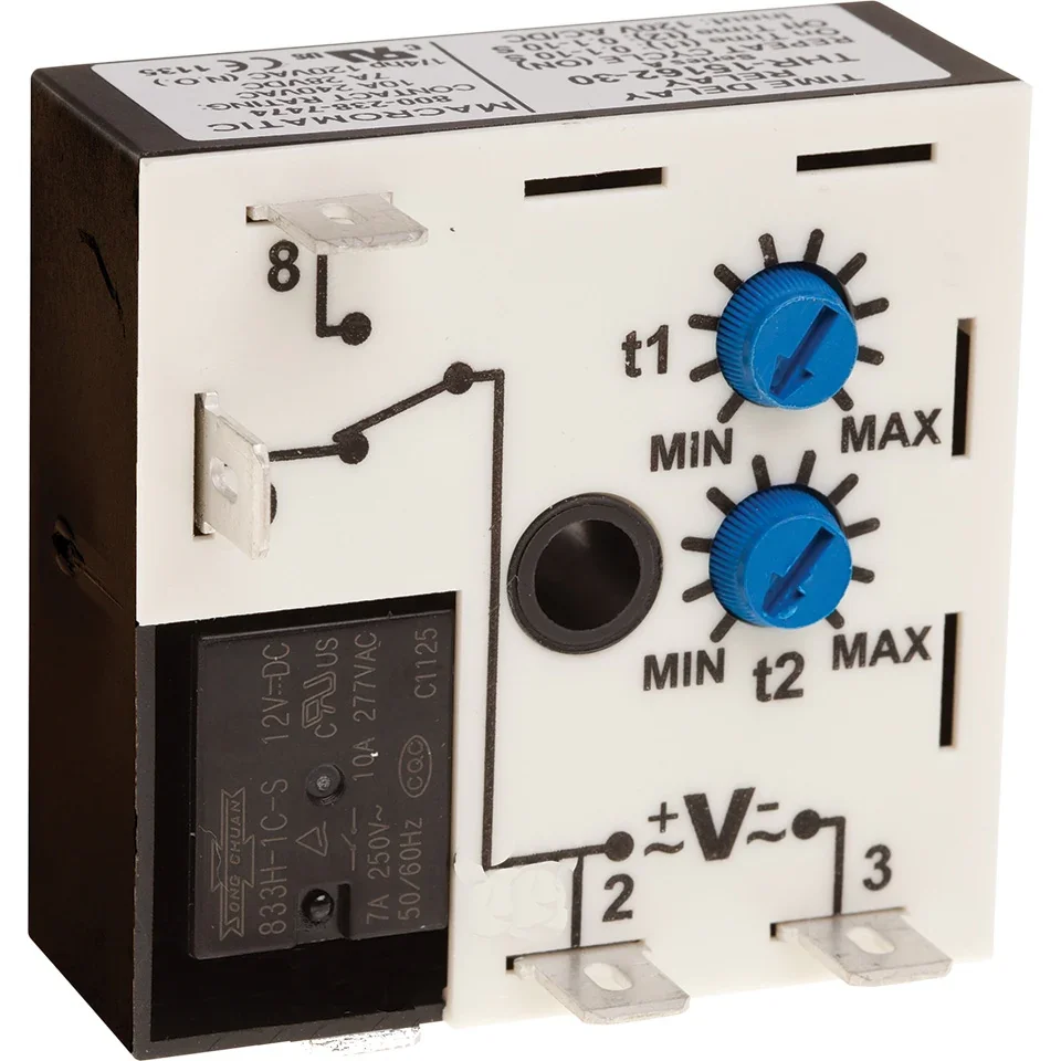 MACROMATIC THR-16161-36J Time Delay Relay, 240VAC, 10A | CD6YUD