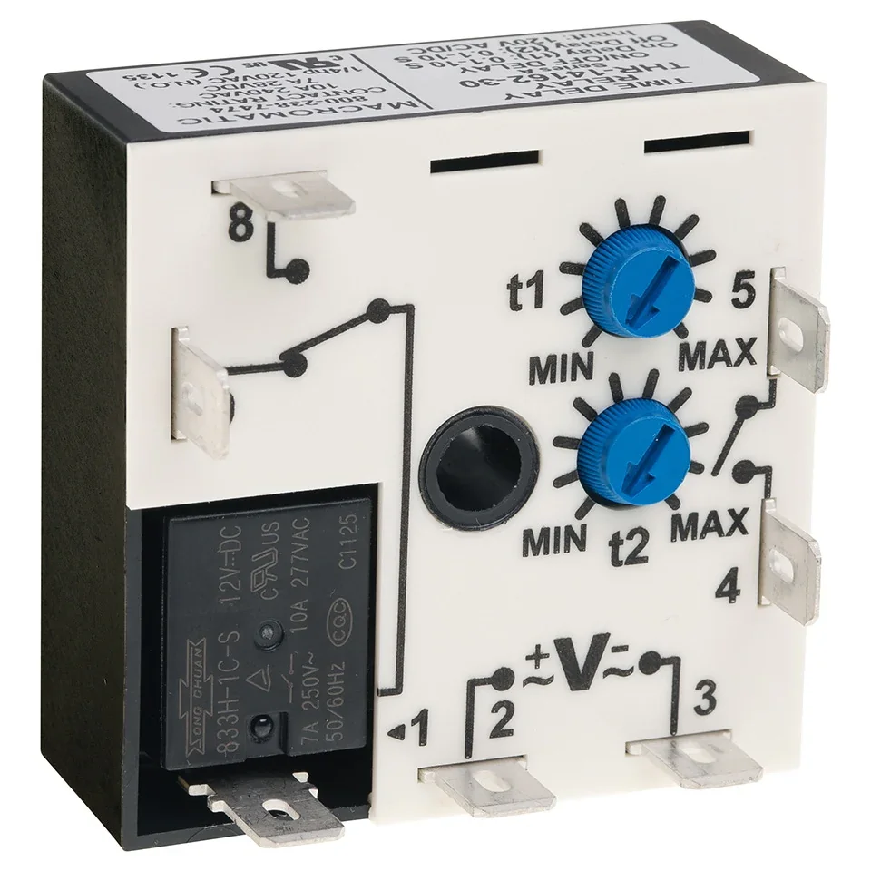 MACROMATIC THR-16568-30 Time Delay Relay, 24V AC/DC, 10A | CD6ZBE