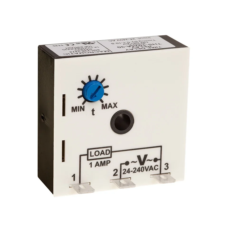 MACROMATIC THS-1024A-30 Time Delay Relay, 24-240VAC, 1A Normally Open | CD6ZCR