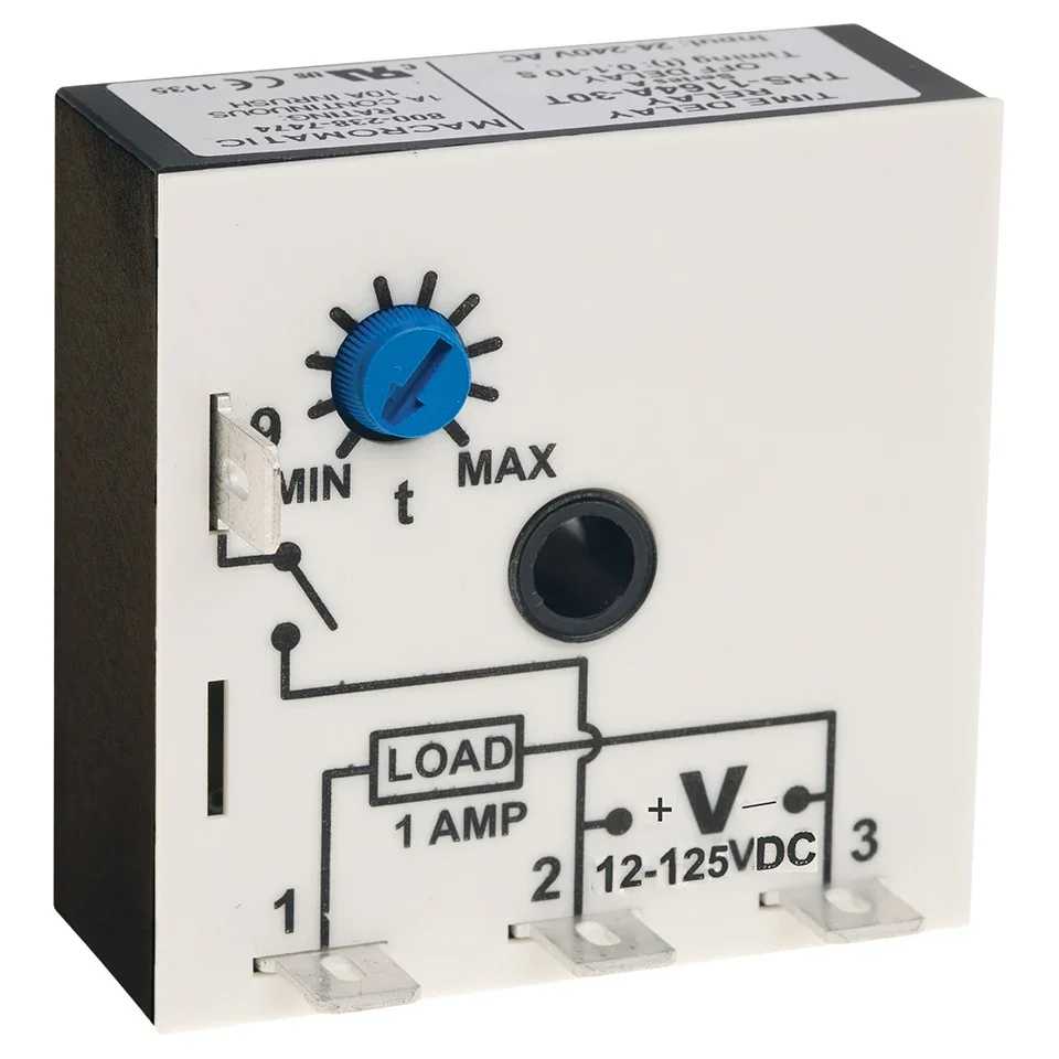 MACROMATIC THS-1224D-33T Time Delay Relay, 12-125 VDC, 1A Normally Open | CD6CQP