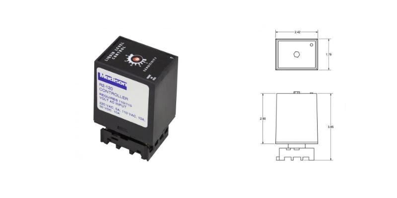 Conductivity and Float Switch Controller, -4 to 140 Deg. F Operating Temp., 120V AC