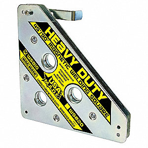 MAG-MATE WS810 Magnetic Welding Square, Large Covered, 160 Lbs | CD8YLZ