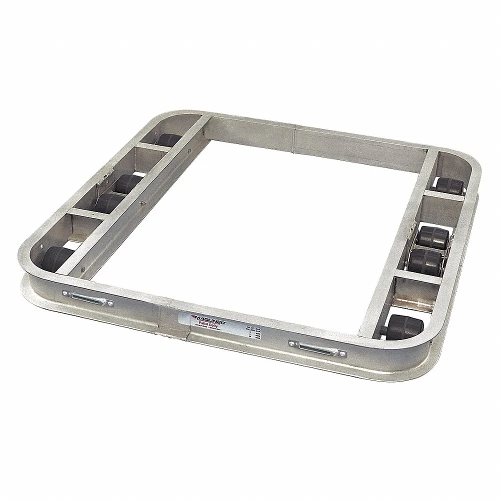 MAGLINER PDN363608 Pallet Dollies, 36 x 36 Inch Size, 6000/4000 lbs Capacity | CJ4WZK