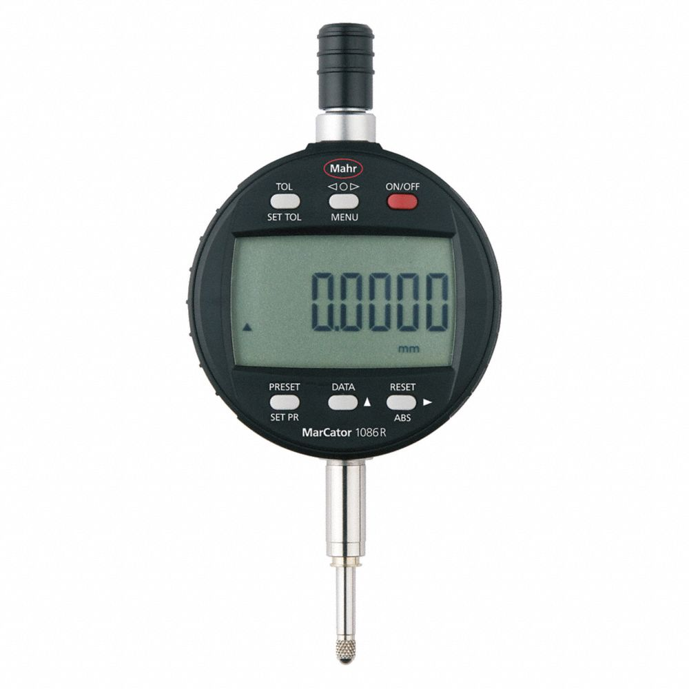 Digital Indicator, 0 Inch-1 Inch /0.001 mm-25 mm, Inch/Metric, 0.002 mm Accuracy, IP54