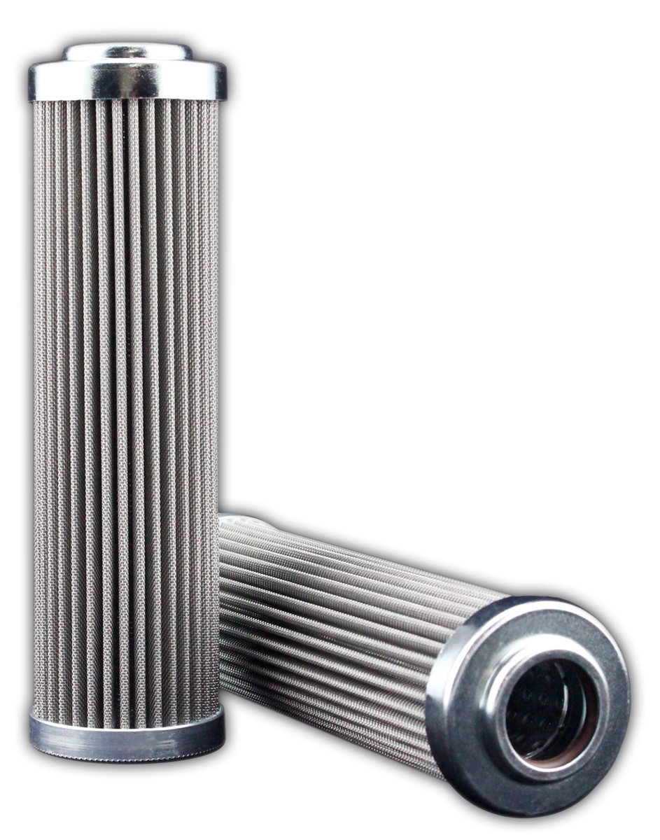 MAIN FILTER INC. MF0007750 Hydraulic Filter, Stainless Steel Fiber, 10 Micron Rating, Viton Seal, 6.22 Inch Height | CF6RMH