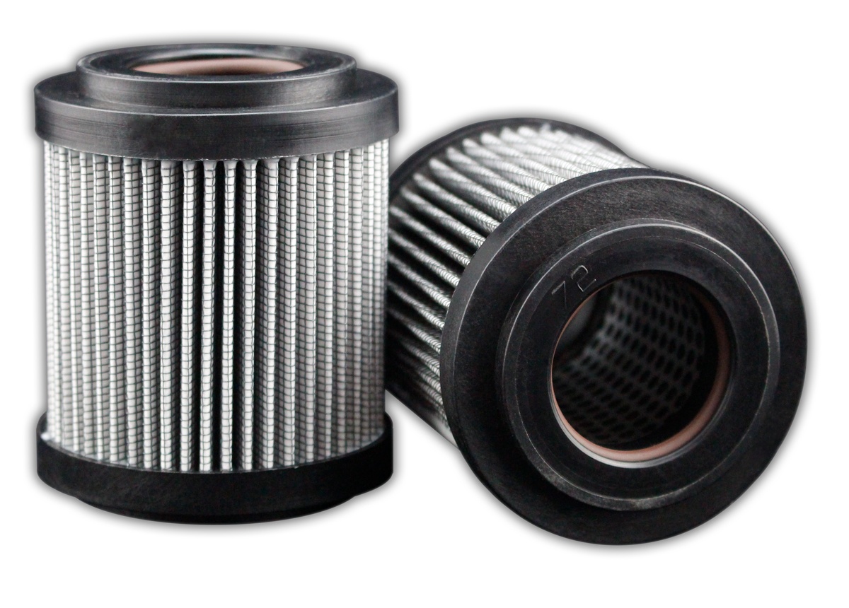 MAIN FILTER INC. MF0334812 Interchange Hydraulic Filter, Glass, 10 Micron Rating, Viton Seal, 3.35 Inch Height | CF8FZJ
