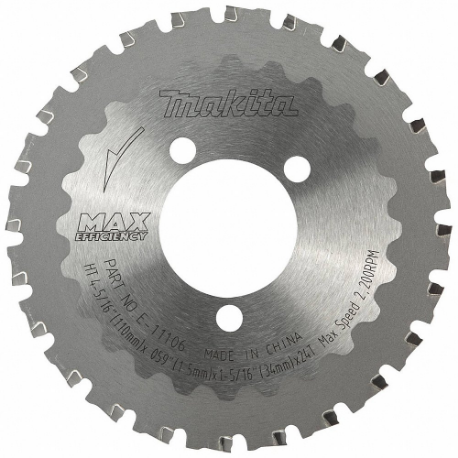 Circular Saw Blade, 4 5/16 Inch Dia, 24 Teeth, 0.059 Inch Cutting Width