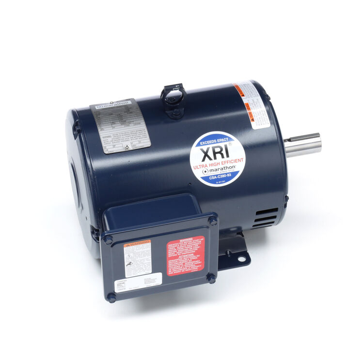 General Purpose Motor, 5/4 HP, 3 Phase, 60/50 Hz, 230/460 and 190/380V, 1800 and 1500 RPM