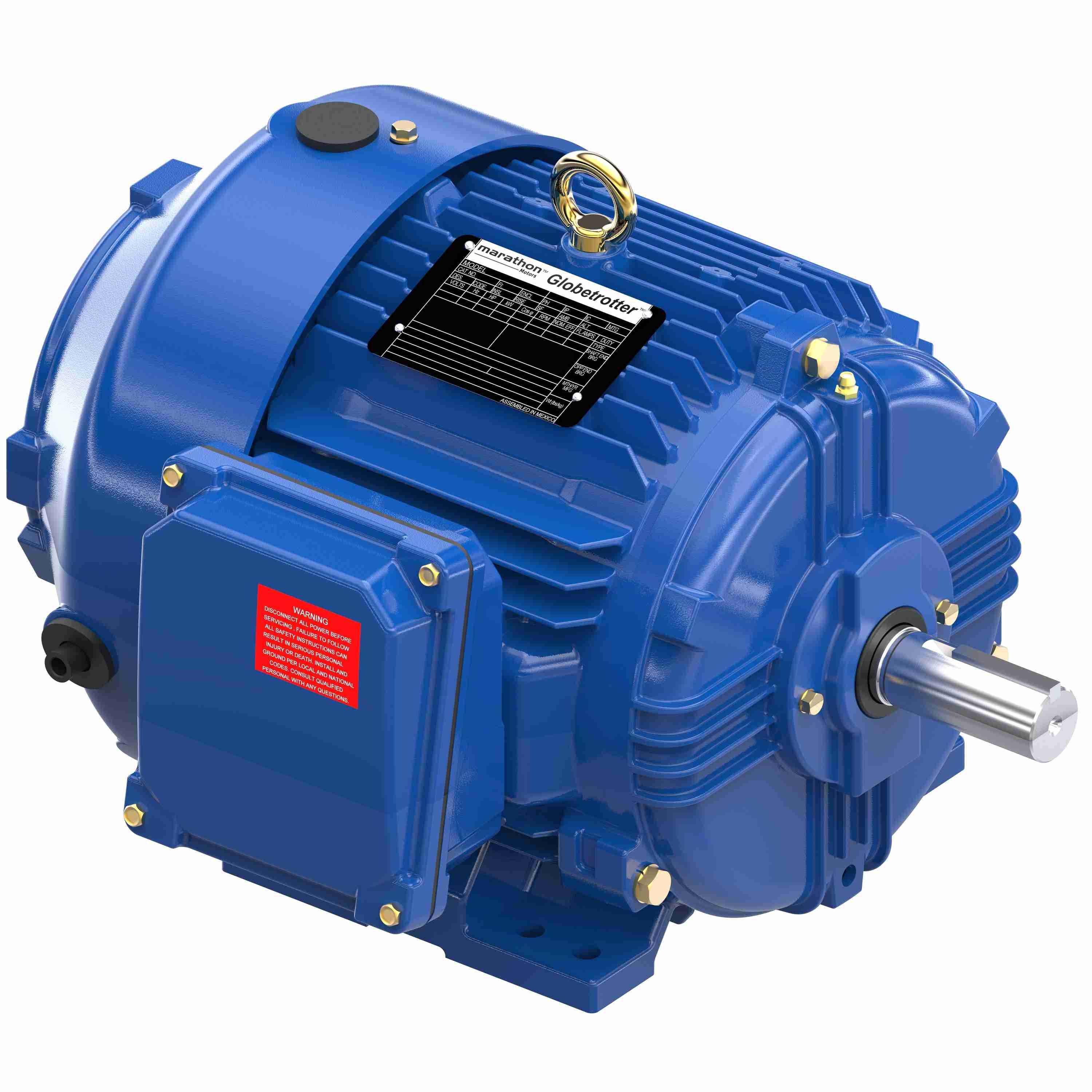 Severe Duty Motor, 3 Phase, TEFC, 5 HP