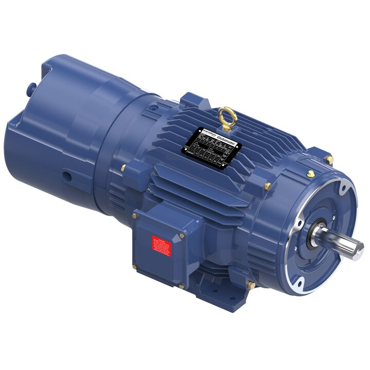 Brake Motor, 7.5 HP, 60 Hz, 230/460 V, 1770 RPM