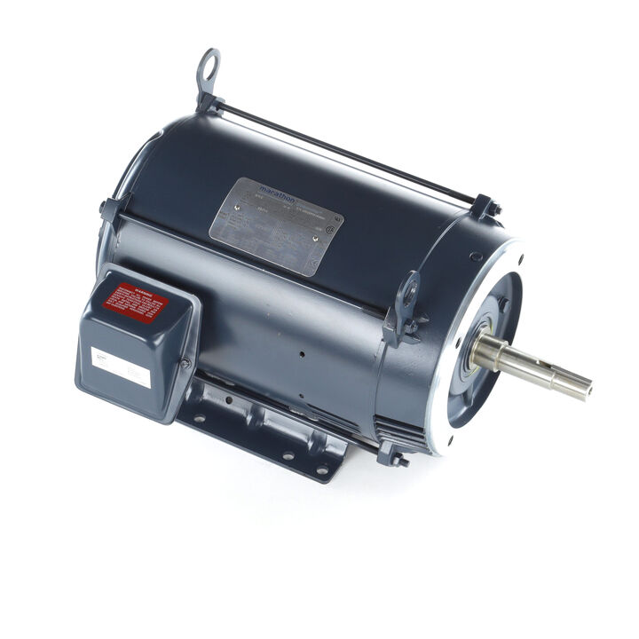 MARATHON MOTORS 213TTDBD6082 Close-Coupled Pump Motor, Open Dripproof, Face/Base Mounting, 3 HP, 230/460VAC, F | CT2FNV 52JA43