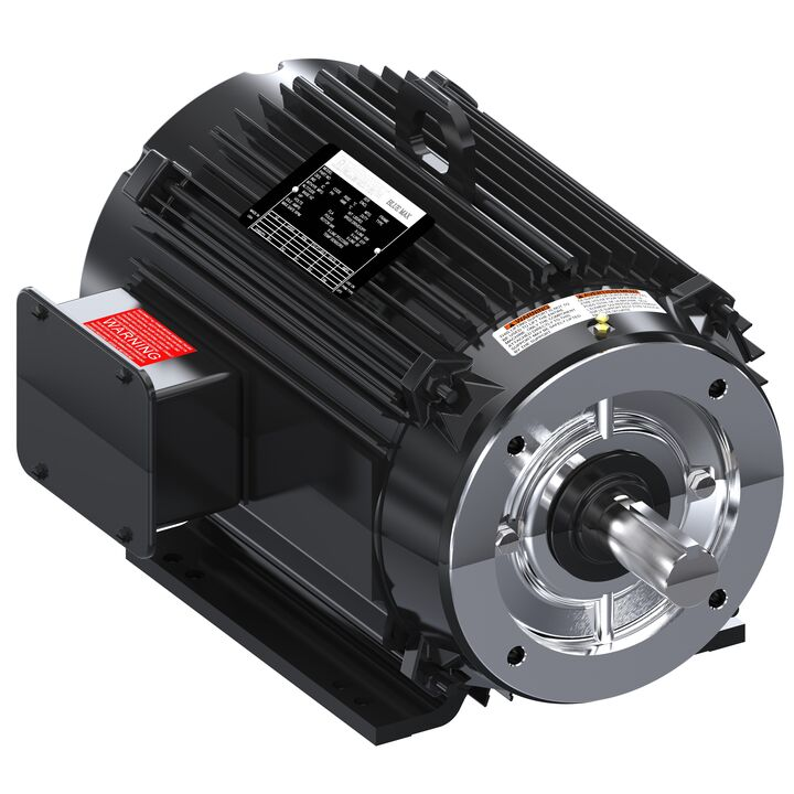 Inverter Duty Speed Ratio Motor, 5 HP, 3 Phase, 60 Hz, 230/460V, 1200 RPM