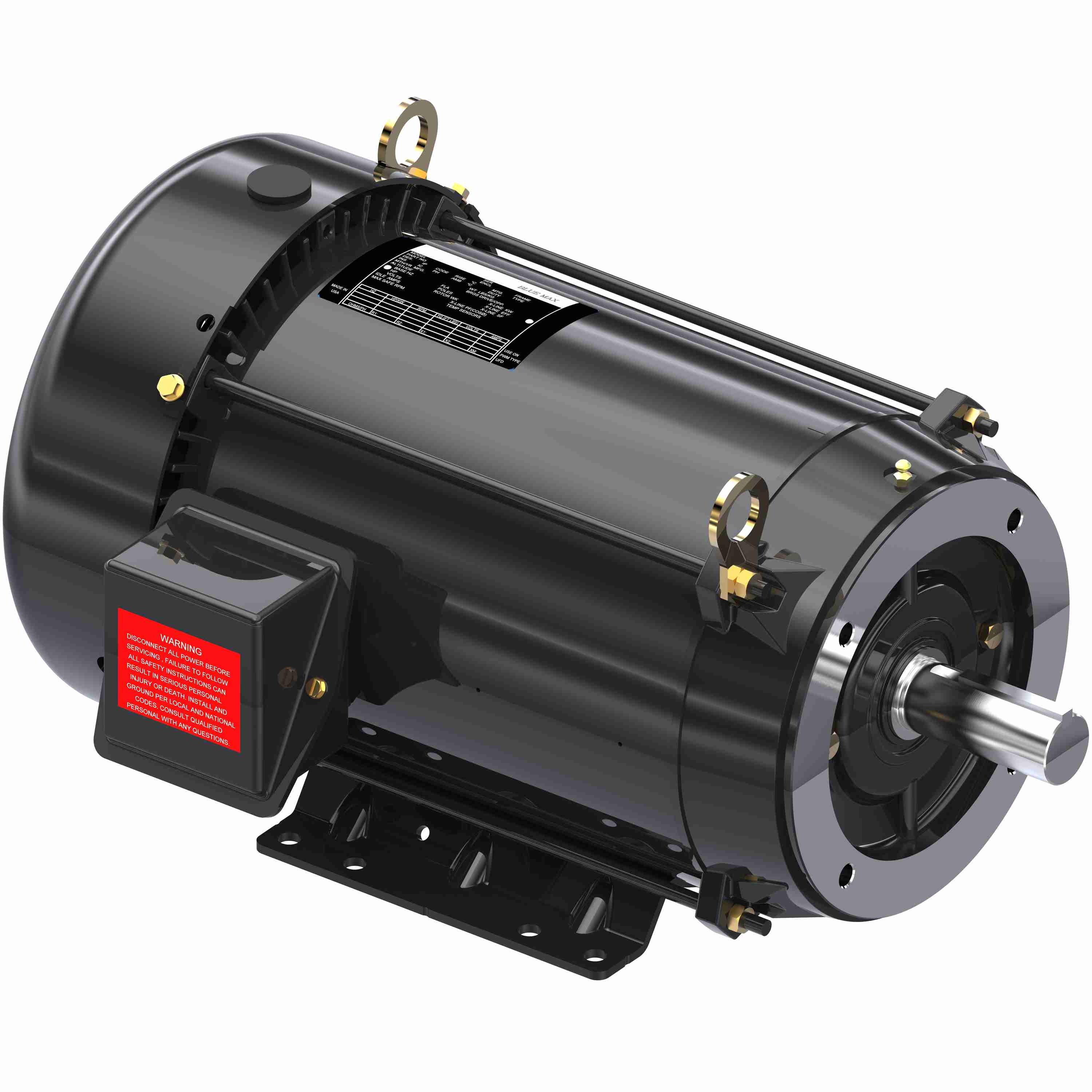 MARATHON MOTORS SY069 AC Permanent Magnet Motor, High-Performance Inverter Duty, 10Hp, 3-Phase, 230/460 VAC | CV6LHJ