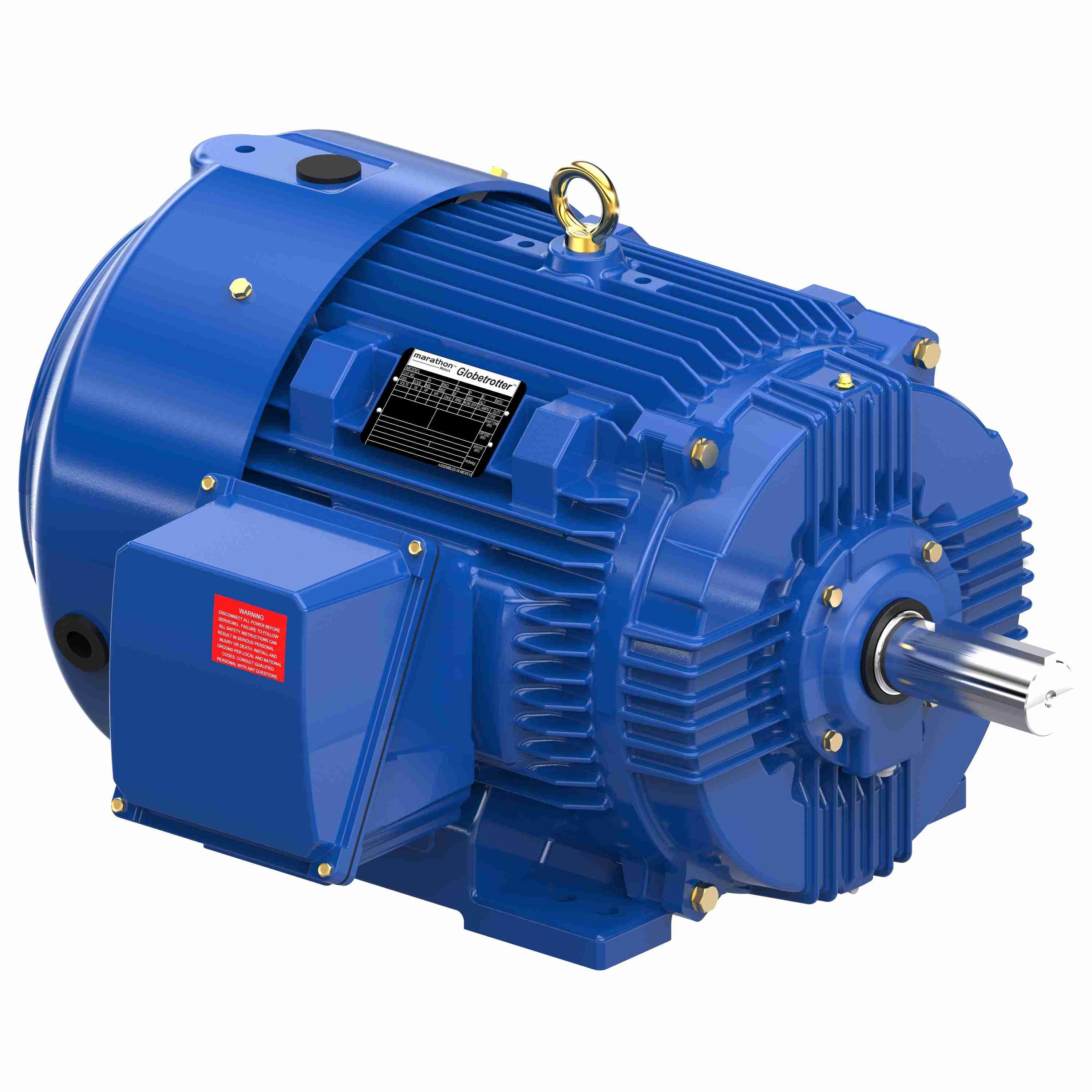 Severe Duty Motor, 40 HP, 1,782 RPM, 460V AC, 324T Frame Size