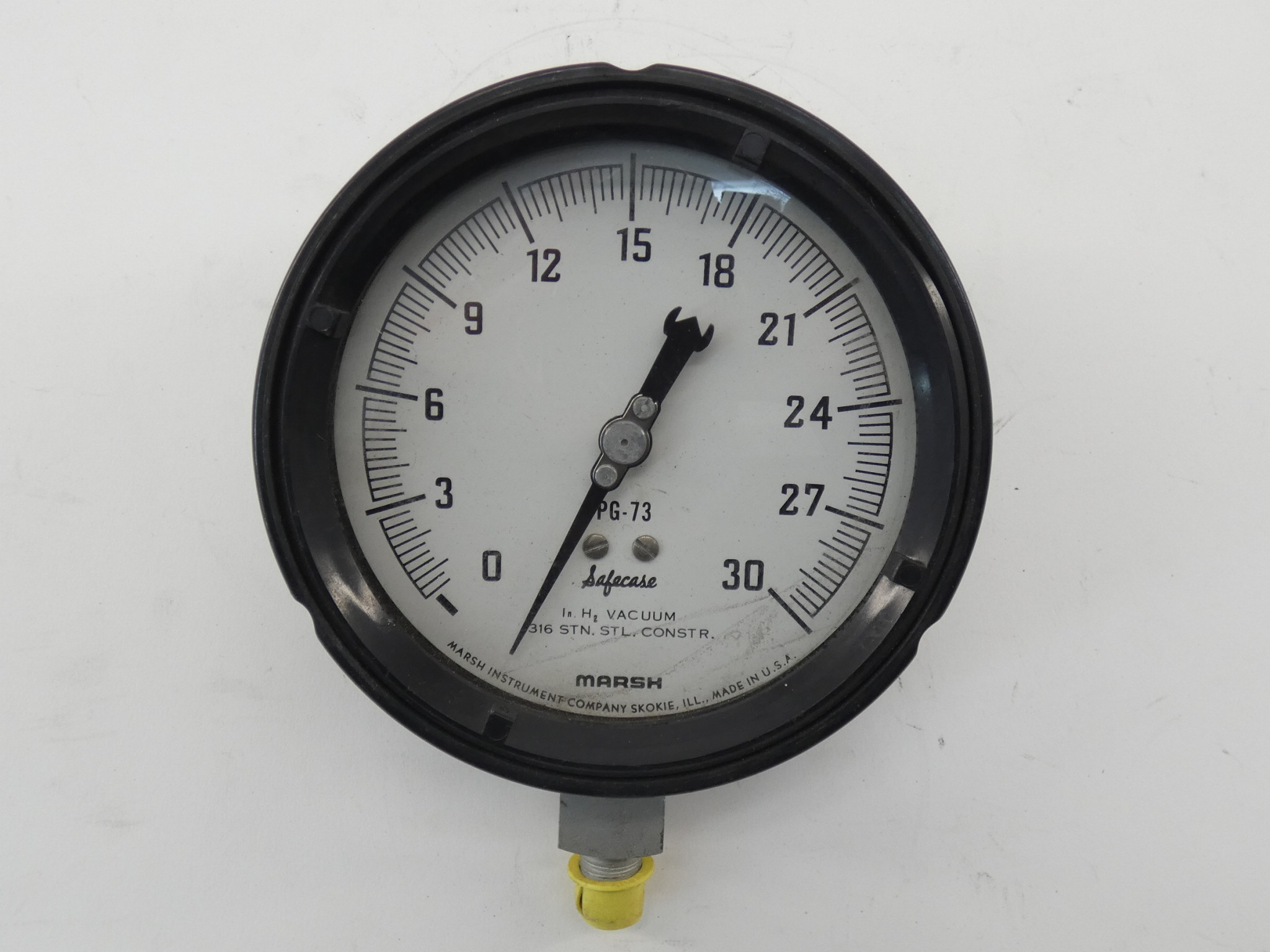 Pressure Gauge, 0-30 Psi, 4-1/2 Inch Size