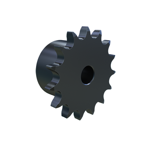 MARTIN SPROCKET 06B15 Roller Chain Sprocket, 15 Teeth, 45.813 mm Pitch Dia., 51.369 mm O.D., Steel | AJ9MTT