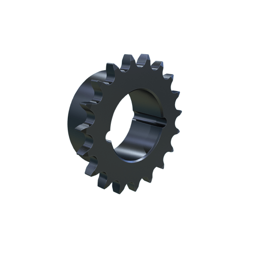 MARTIN SPROCKET 06BTB19H Roller Chain Sprocket, 19 Teeth, 57.870 mm Pitch Dia., 63.430 mm O.D., Steel | AL4ZYU
