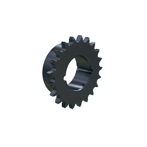 MARTIN SPROCKET 06BTB21H Roller Chain Sprocket, 21 Teeth, 63.910 mm Pitch Dia., 69.460 mm O.D., Steel | AL6AMU