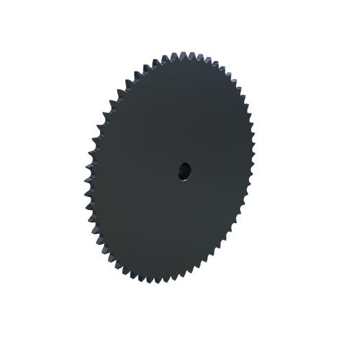 MARTIN SPROCKET 08B60 Roller Chain Sprocket, 08B-1 Chain, Stock Bore, 60 Teeth, 242.663 mm Pitch Dia., Steel | AJ9MWH