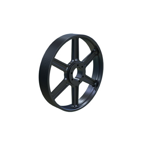 MARTIN SPROCKET 10 3V 2500 F Sheave, QD Bushing, 25 Inch Outside Dia., 10 Groove, 24.95 Inch Pitch Dia., Cast Iron | AK6ARA