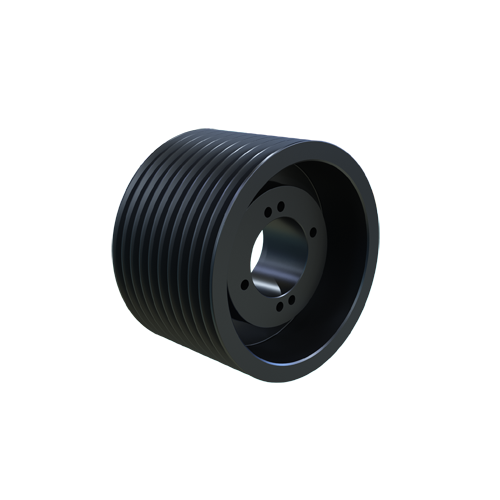 MARTIN SPROCKET 10 8V 1800 M Sheave, QD Bushing, 18 Inch Outside Dia., 10 Groove, 17.8 Inch Pitch Dia., Cast Iron | AK6BXF