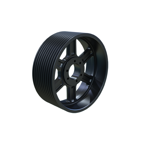 MARTIN SPROCKET 10 B 200 F Sheave, QD Bushing, 20.350 Inch Outside Dia., 10 Groove, 20 Inch Pitch Dia., Cast Iron | AK4VYQ